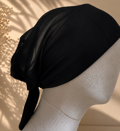Bonnet sous-voile en soie
