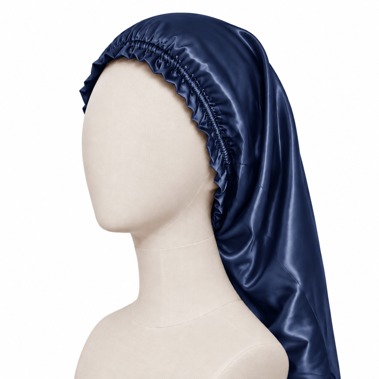 Bonnet de nuit long - soie de mûrier