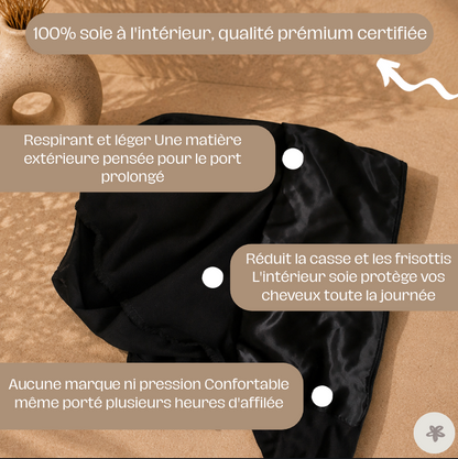 Bonnet sous-voile en soie