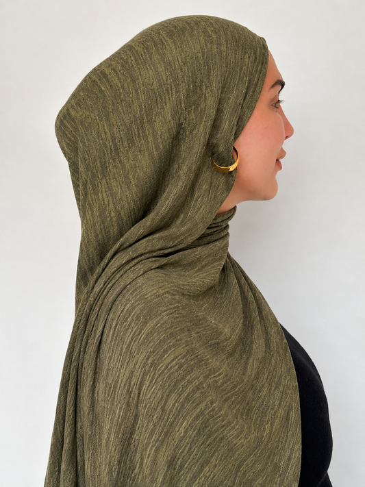 hijab modal - vert olive
