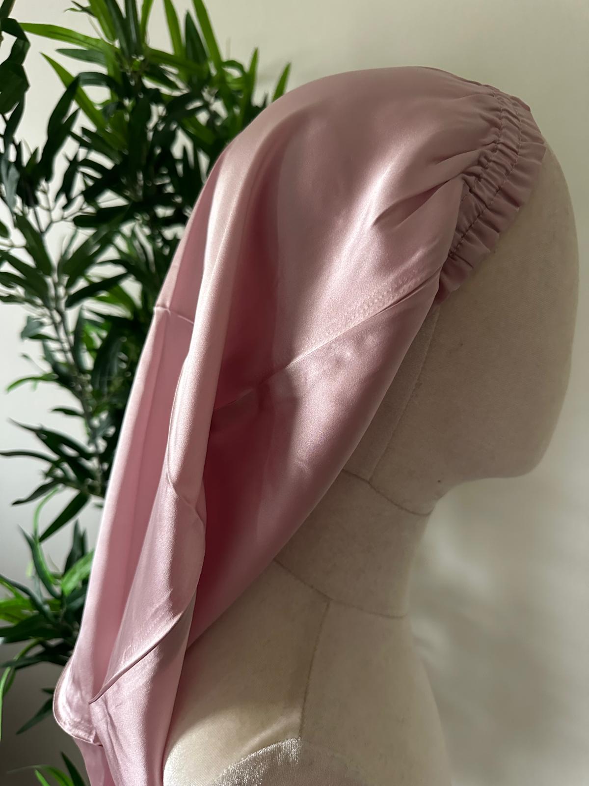 Bonnet de nuit long - soie de mûrier