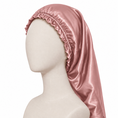 Bonnet de nuit long - soie de mûrier